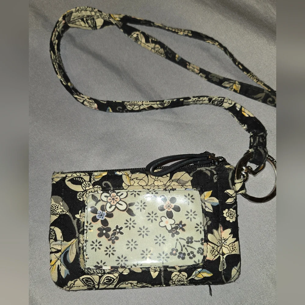 Vera Bradley Floral ID Holder with Lanyard - Picture 2 of 7